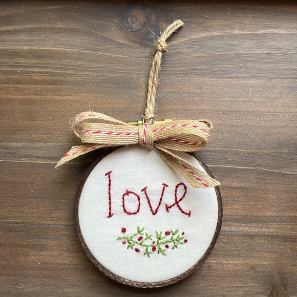 Handmade Embroidered Ornaments (3) - Picture 3 of 7